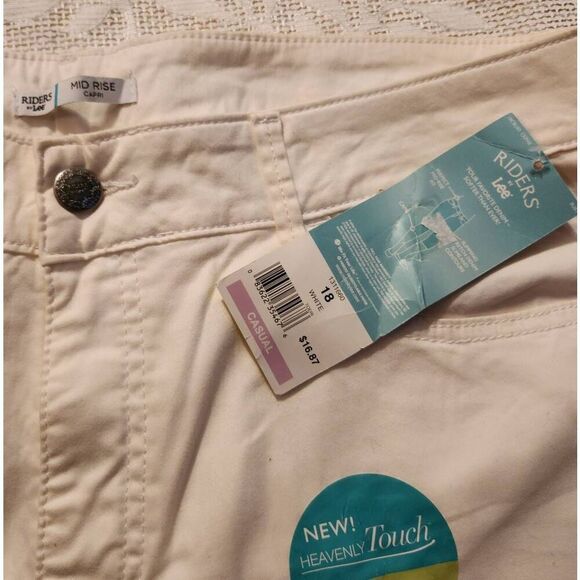 W15  Riders by Lee casual capri pants, NWT - Picture 5 of 10